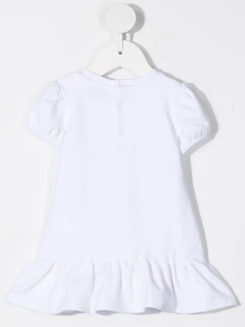 фото Moschino kids короткое платье teddy bear с заклепками