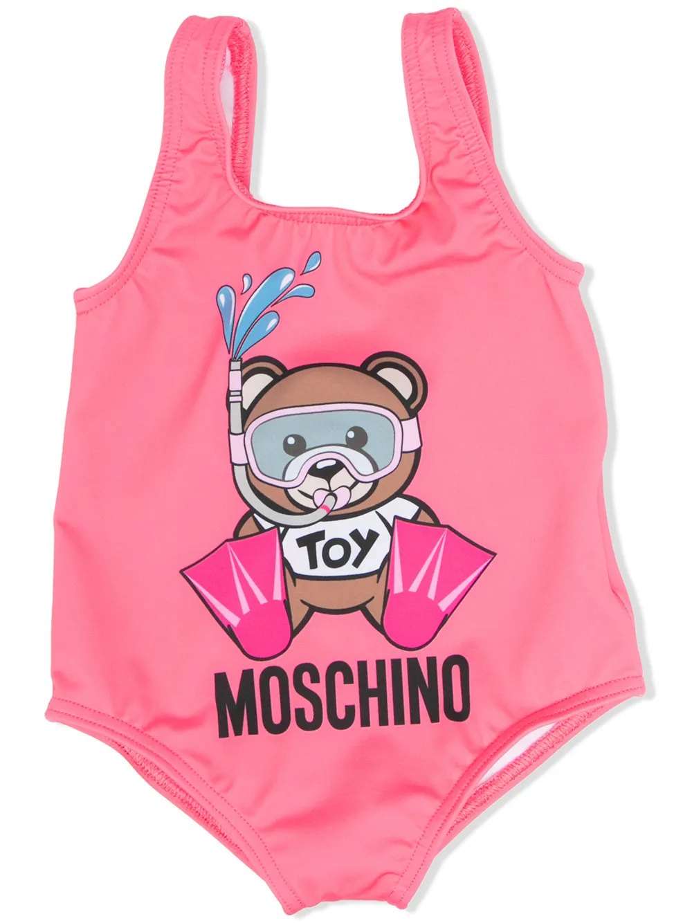 фото Moschino kids купальник teddy bear с логотипом