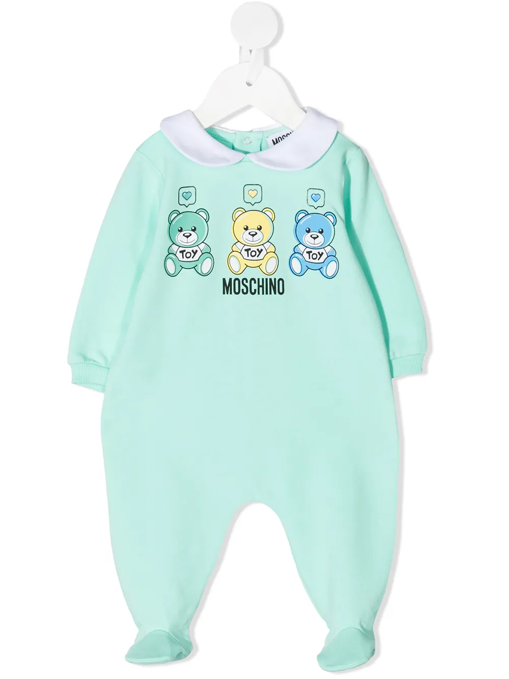 фото Moschino kids комбинезон для новорожденного teddy bear