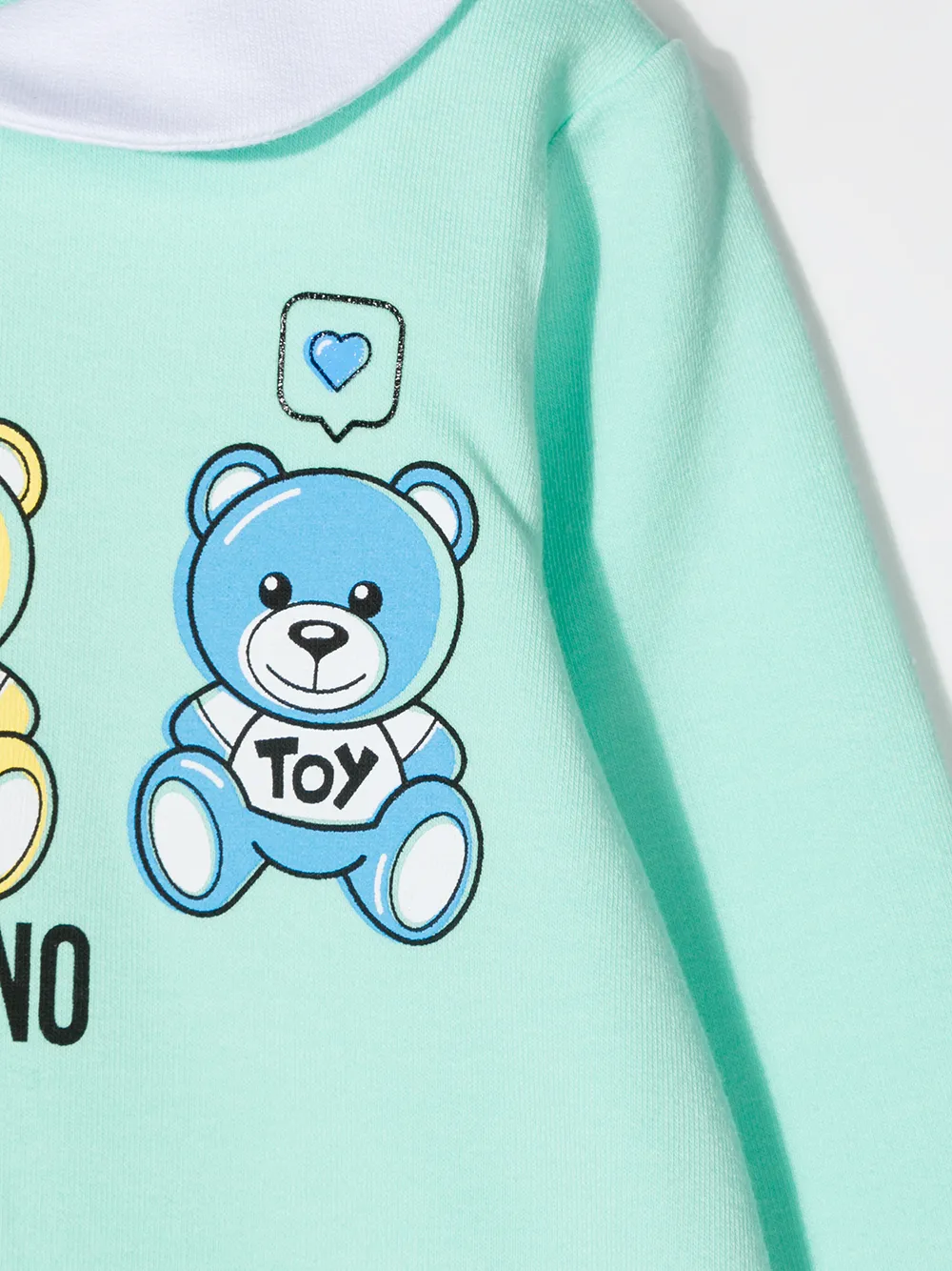 фото Moschino kids комбинезон для новорожденного teddy bear