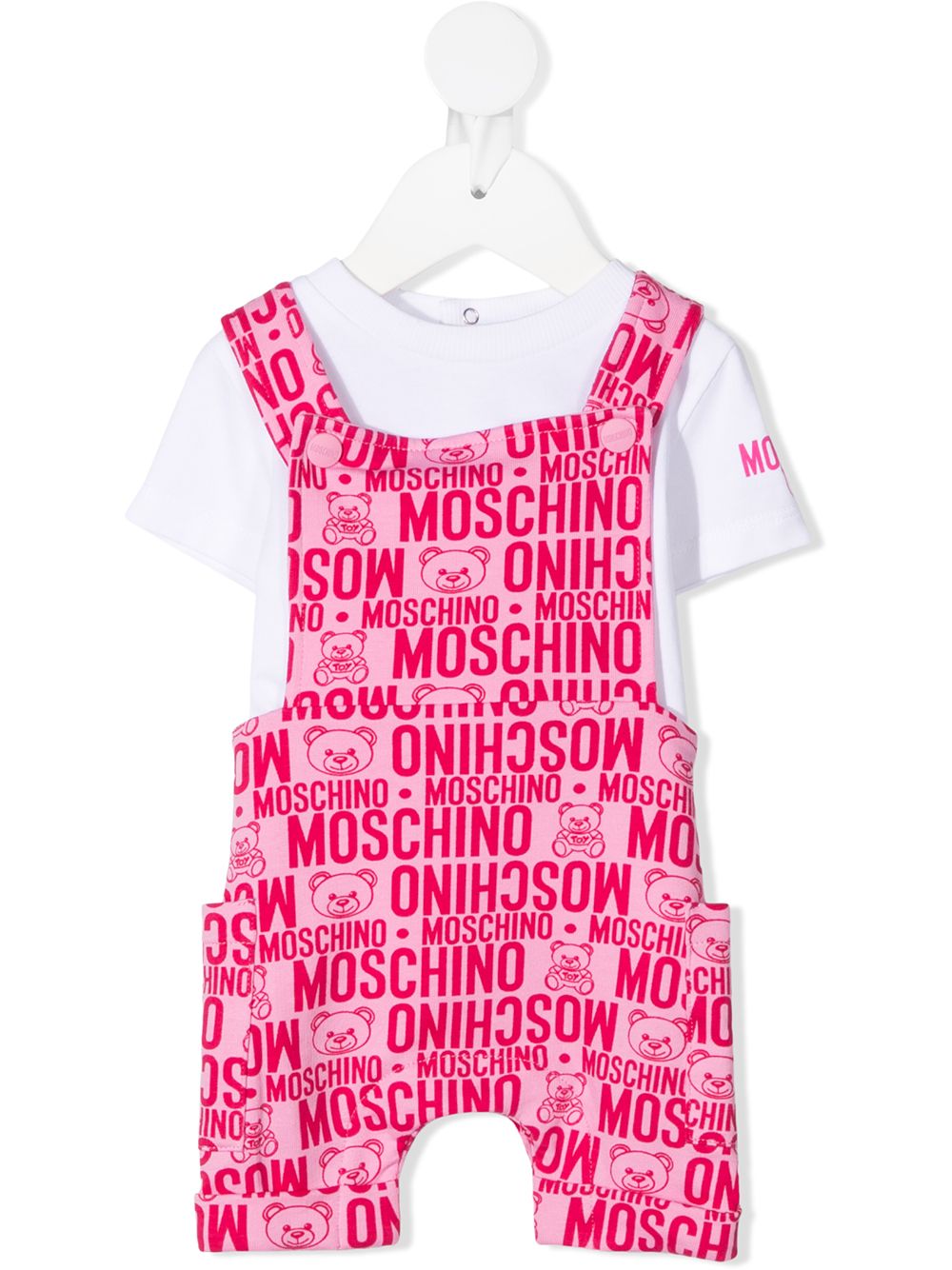 фото Moschino kids костюм-двойка с логотипом