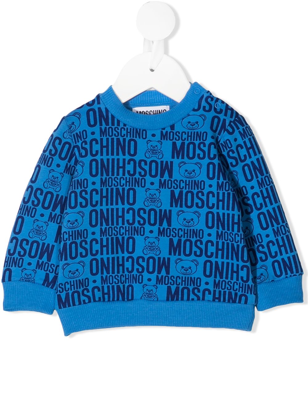 фото Moschino kids толстовка с логотипом