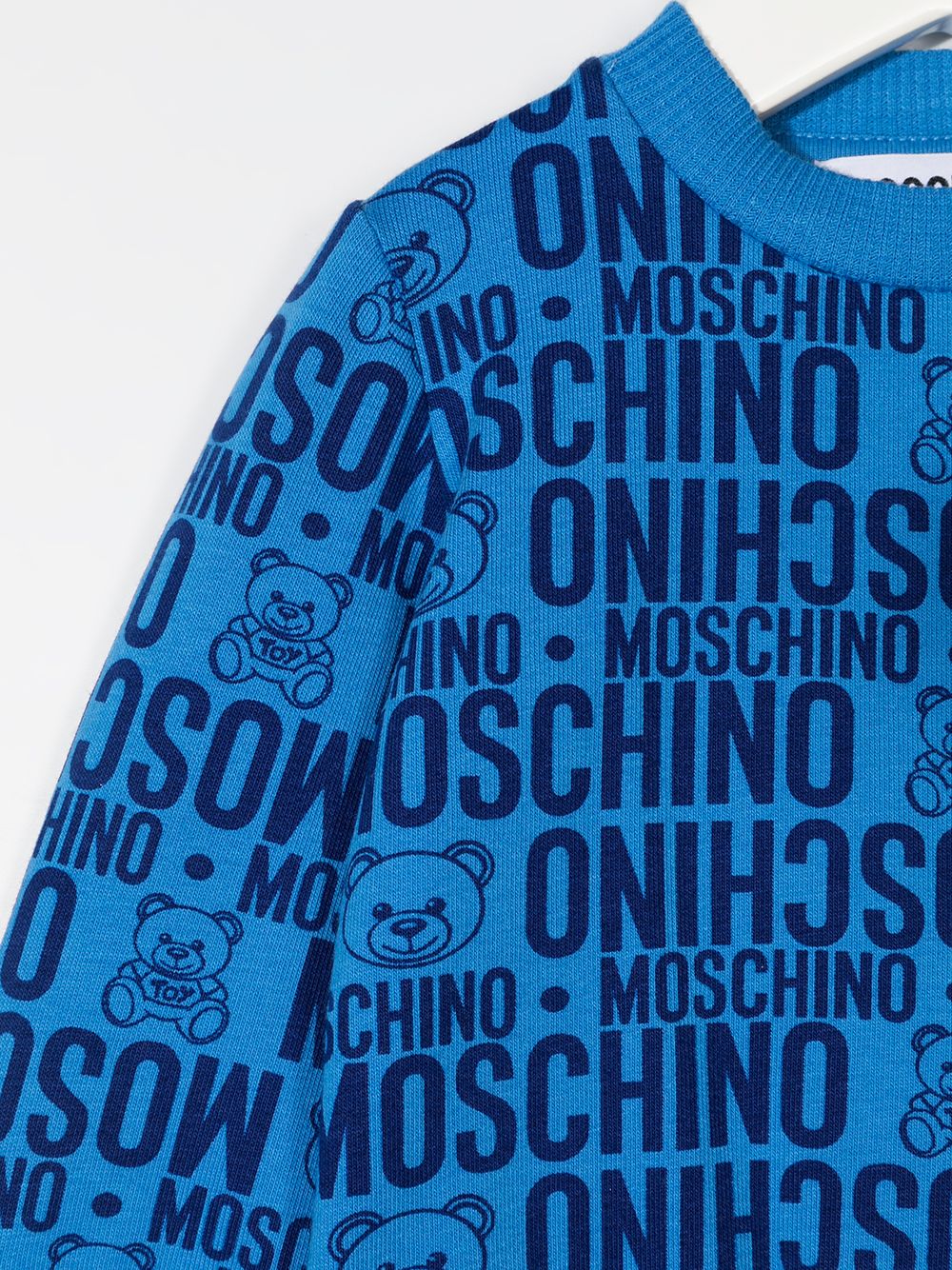 фото Moschino kids толстовка с логотипом