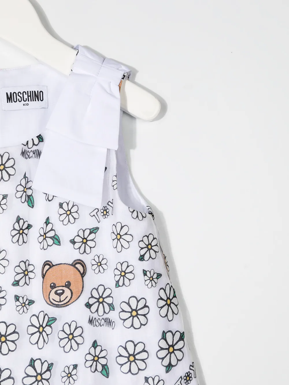 фото Moschino kids топ без рукавов с принтом teddy bear