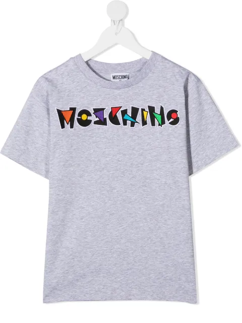 Moschino Kids logo print T-shirt