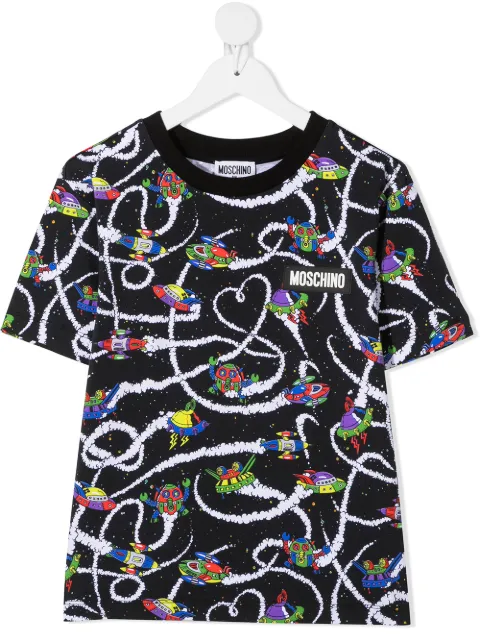 Moschino Kids تيشيرت بطبعة جرافيك