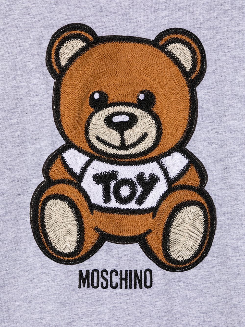 фото Moschino kids футболка toy teddy с круглым вырезом