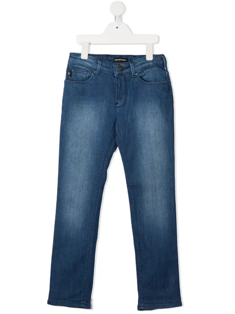 Emporio Armani Kids jeans rectos