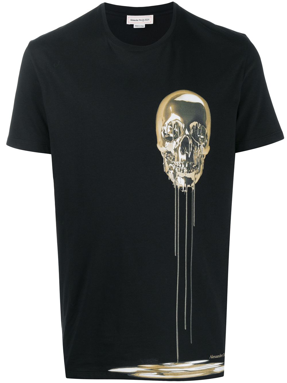 фото Alexander mcqueen футболка с короткими рукавами и принтом skull