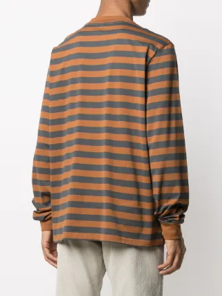 horizontal-stripe crew-neck jumper展示图