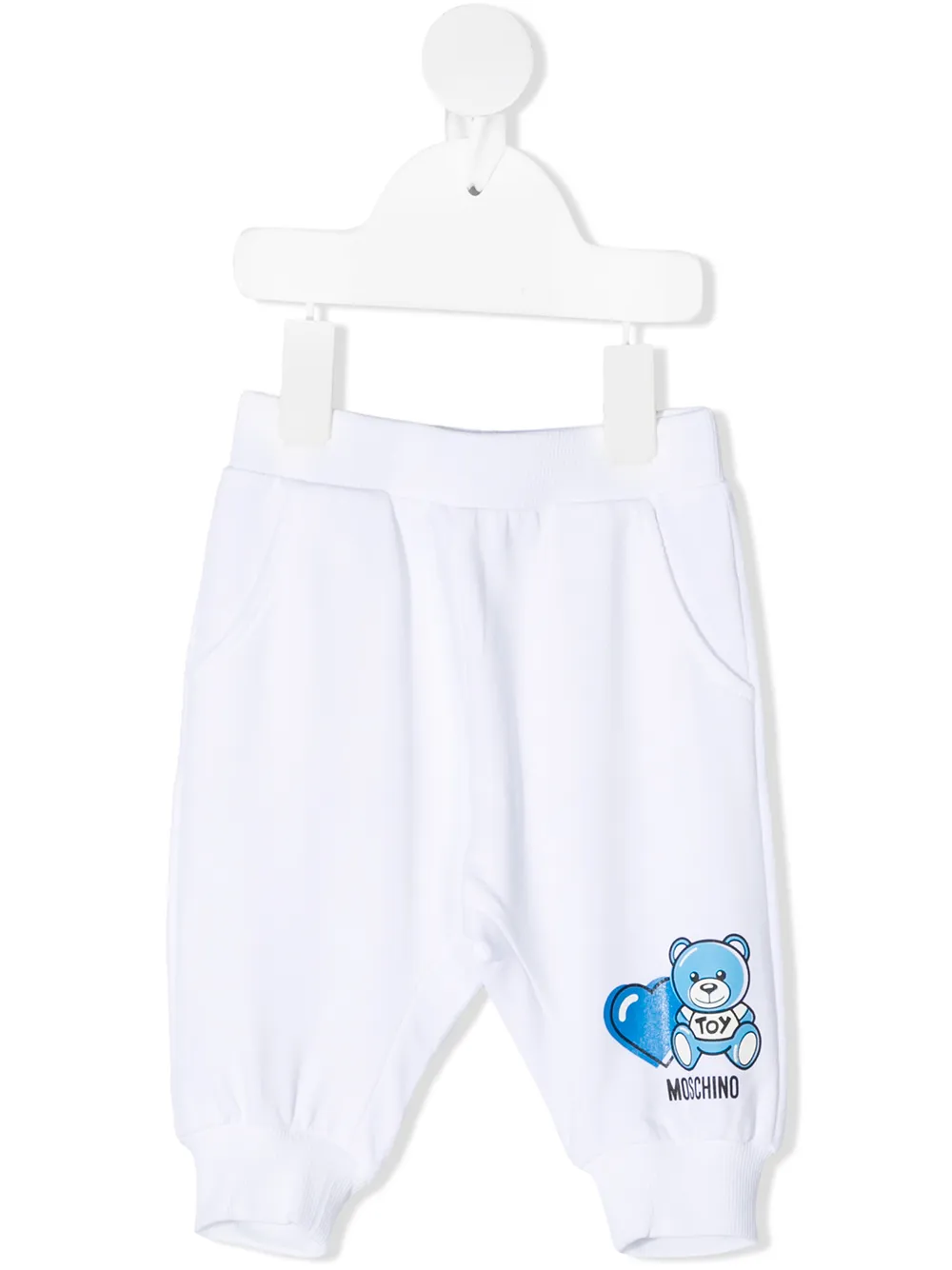 фото Moschino kids спортивные брюки teddy bear