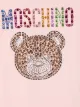 Moschino Kids rhinestone-logo cotton T-shirt