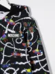 Moschino Kids space print zip-up hoodie