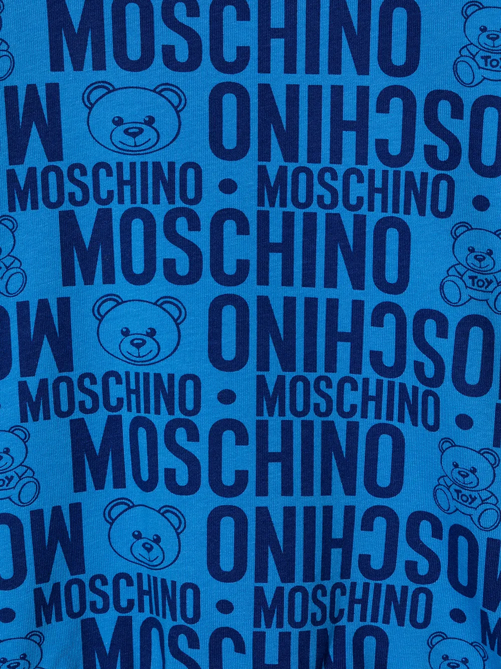 фото Moschino kids толстовка с логотипом teddy bear и логотипом