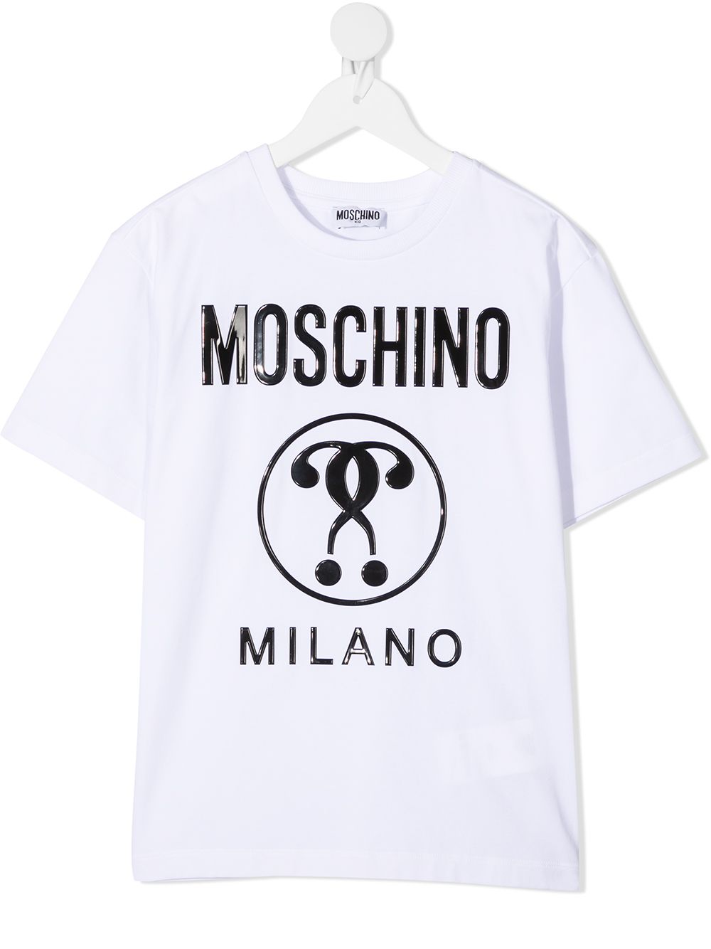 фото Moschino kids футболка с логотипом