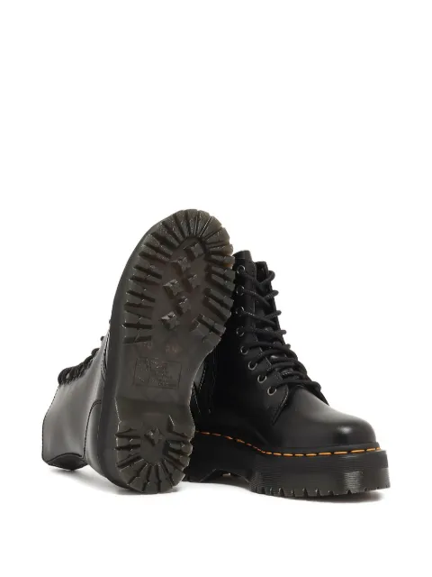 Dr. Martens zip platform boots