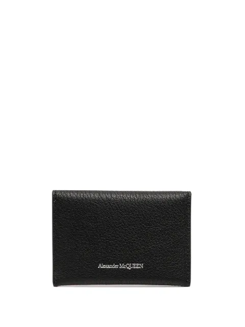black skull envelope card holder