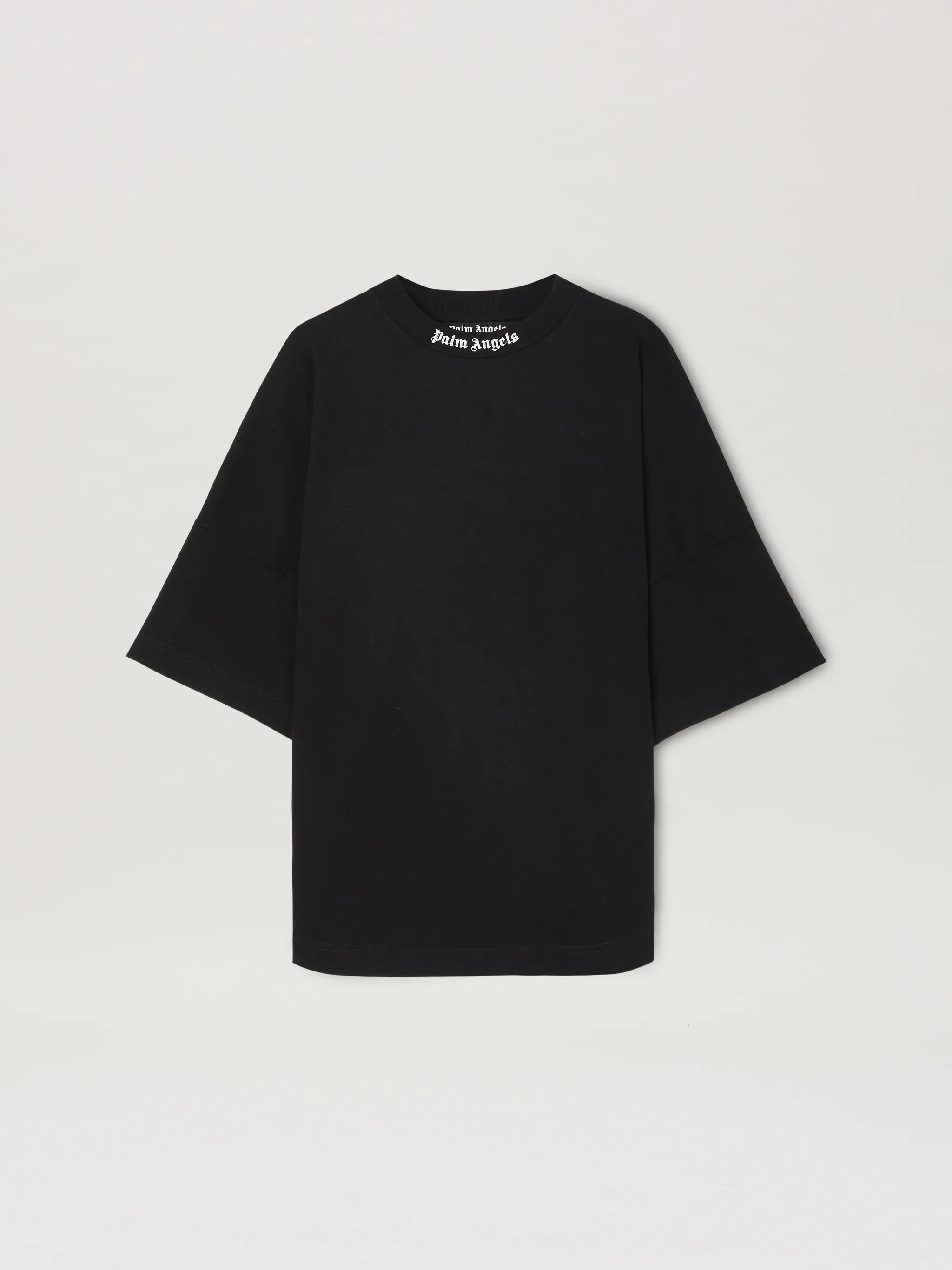 CLASSIC LOGO OVER T-SHIRT in black - Palm Angels® Official