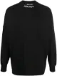Image 1 of Palm Angels logo print crew neck T-shirt