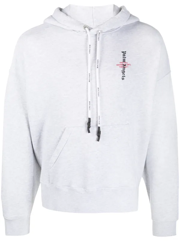 Palm angels grey sweatshirt clearance