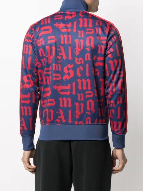 palm angels monogram track jacket