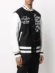 Palm Angels patch-detail embroidered varsity jacket