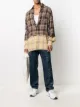 Image 2 of Palm Angels bleached logo-print check shirt