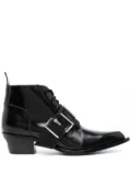 Off-White side buckle-detail boots - Black