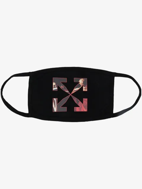 Off-White Caravaggio Arrow print face mask