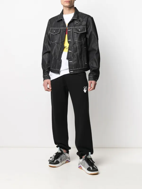 Off-White Arrow-print Denim Jacket - Farfetch