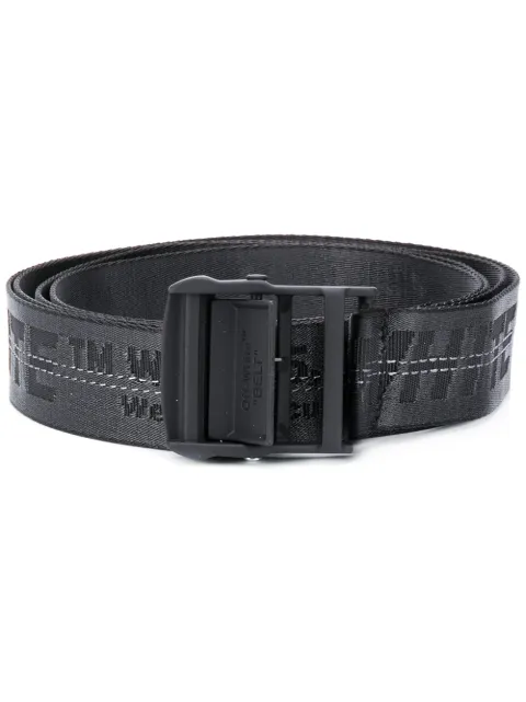 off white industrial belt grey