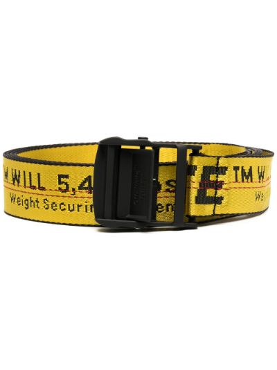 off white tape belt