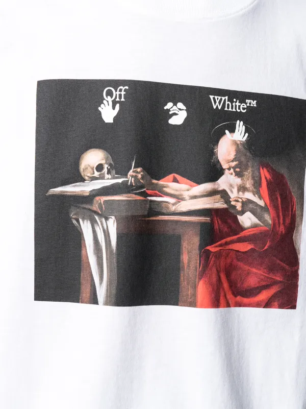 Shop Off-White Caravaggio print T-shirt 