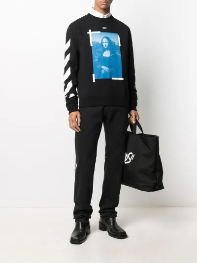 Off-White Mona Lisa print sweatshirt 