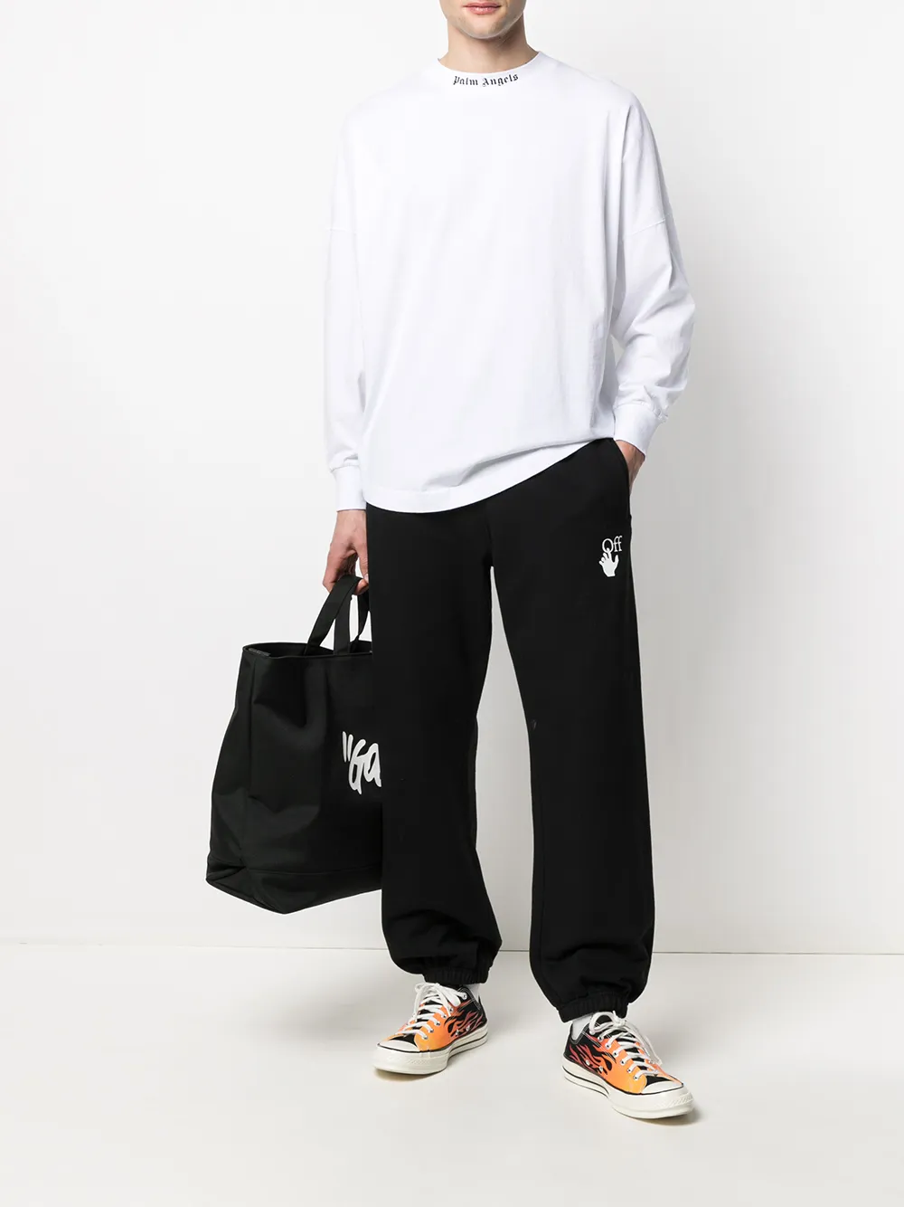 Bild 2 von Palm Angels Langarmshirt mit Logo-Print