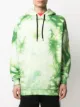 Palm Angels hoodie con estampado tie-dye