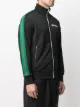 Palm Angels logo-print zip-up track jacket