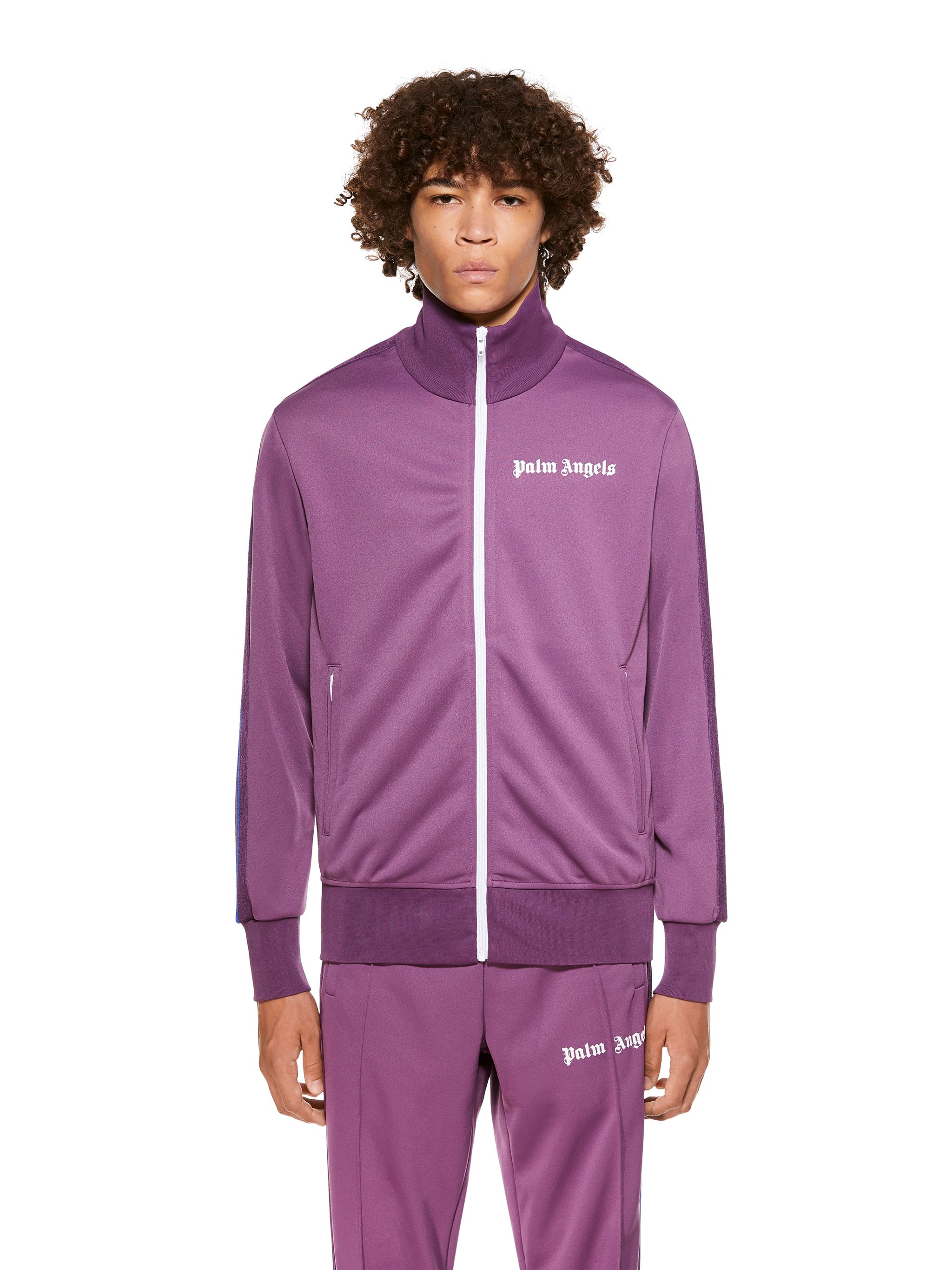 palm angels track jacket purple