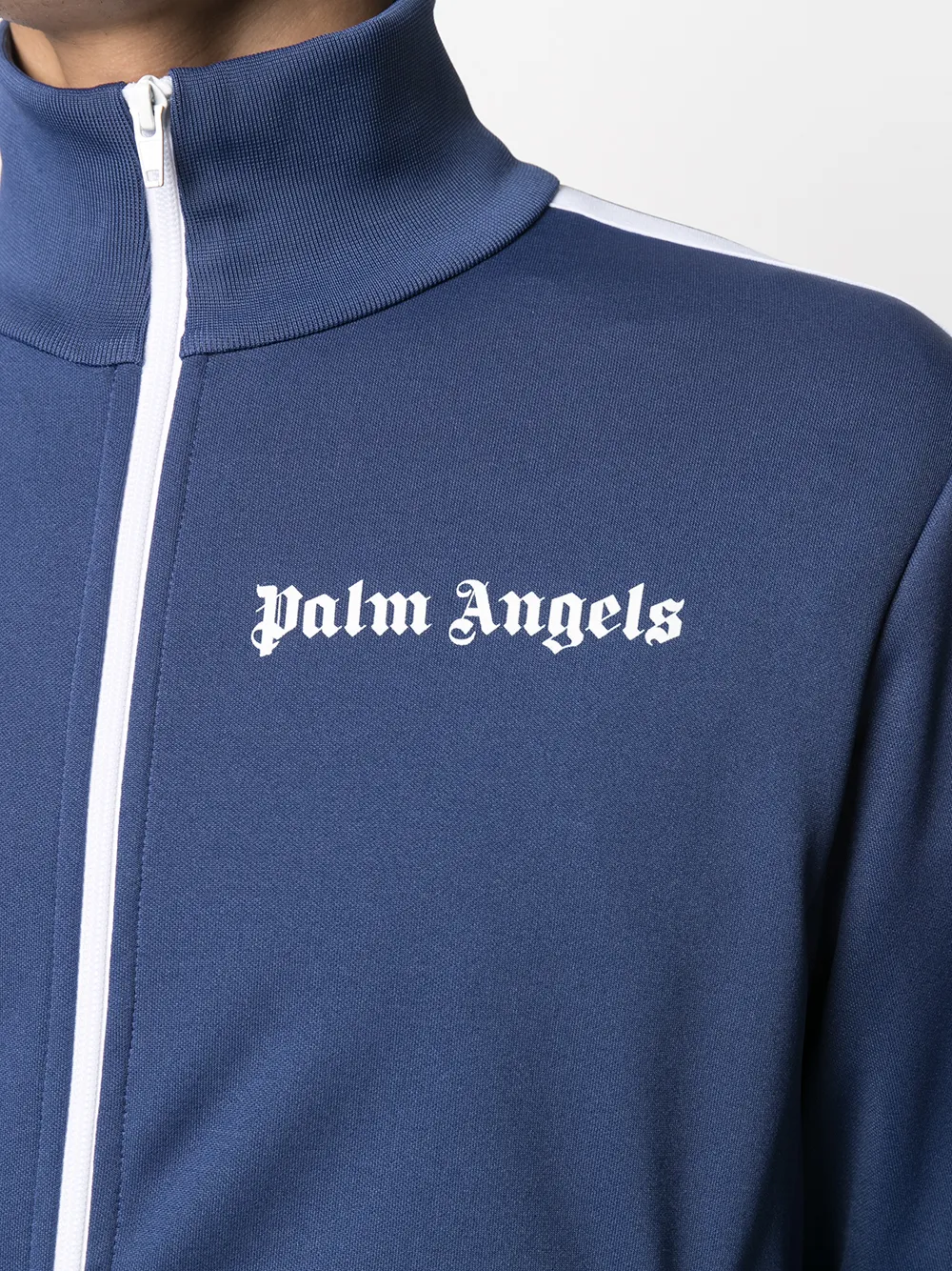 adidas Originals Cotton Twill Jacket Long - Shop blue Palm Angels