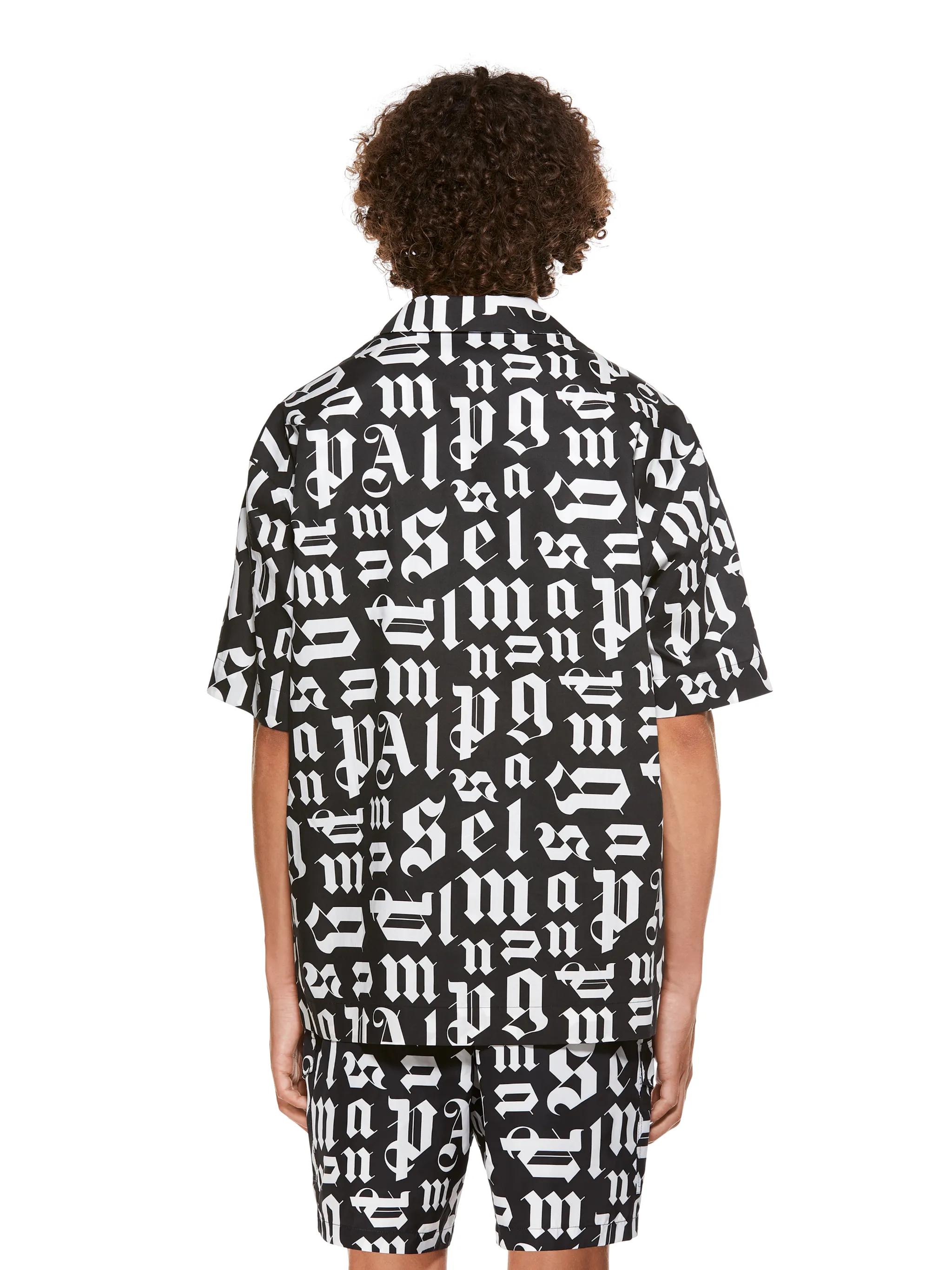 BOWLING SHIRT in black Palm Angels® Official