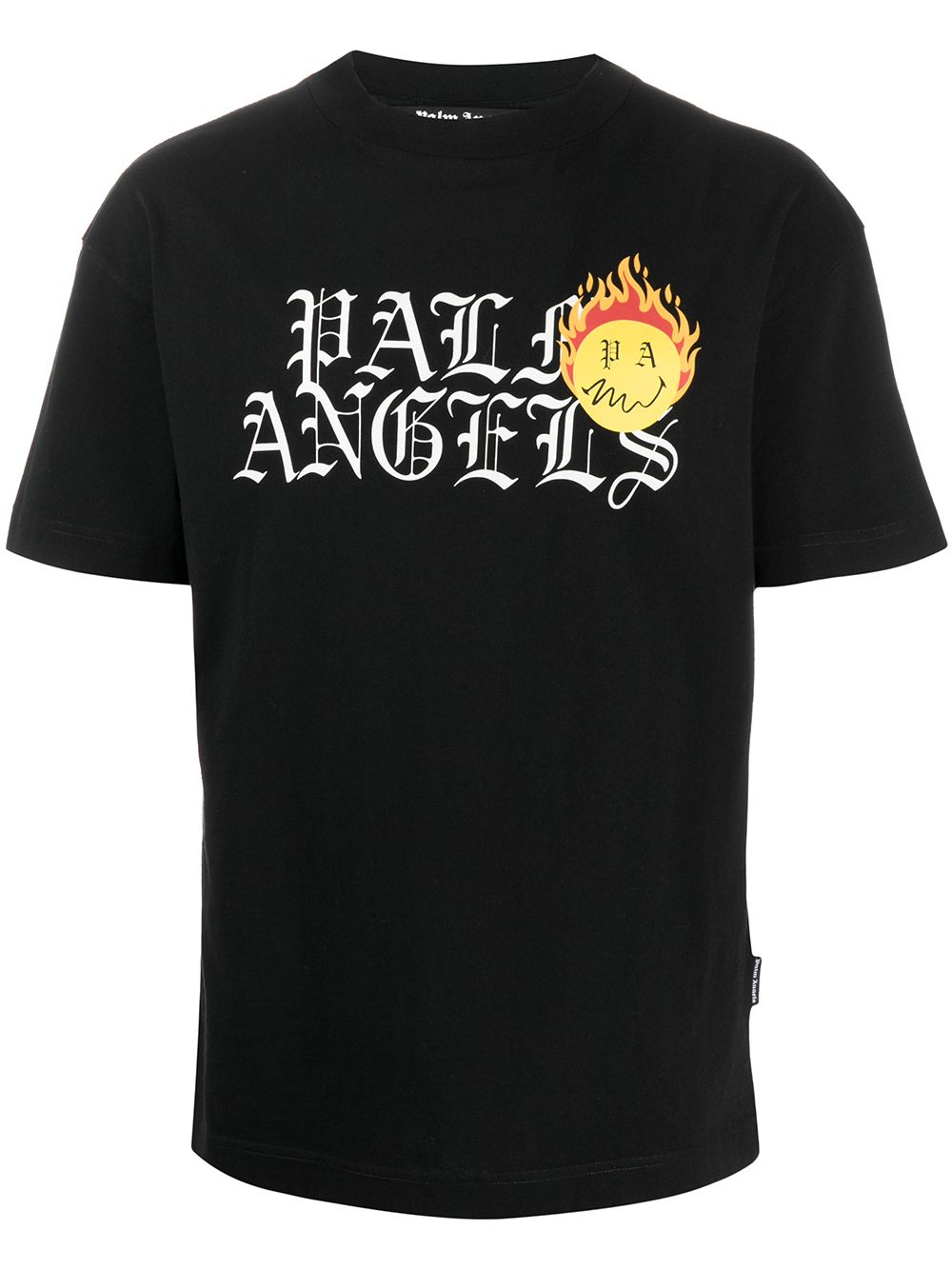 ＜Farfetch＞ Palm Angels ロゴ Tシャツ - ブラック