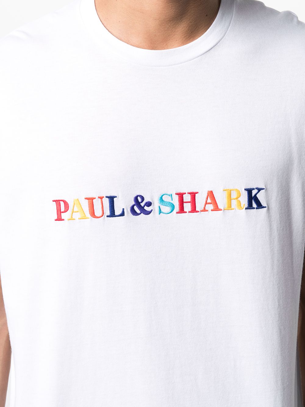 фото Paul & shark футболка с вышитым логотипом