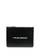 Image 1 of Off-White quote-print clutch bag