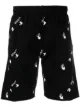 Image 1 of Off-White all-over logo print shorts