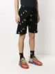 Off-White all-over logo print shorts