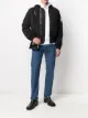 Image 2 of Off-White logo-print cotton bomber jacket