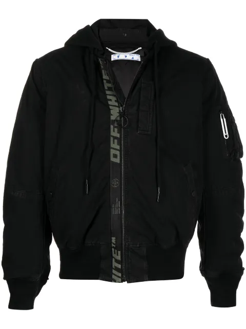 off white flight jacket