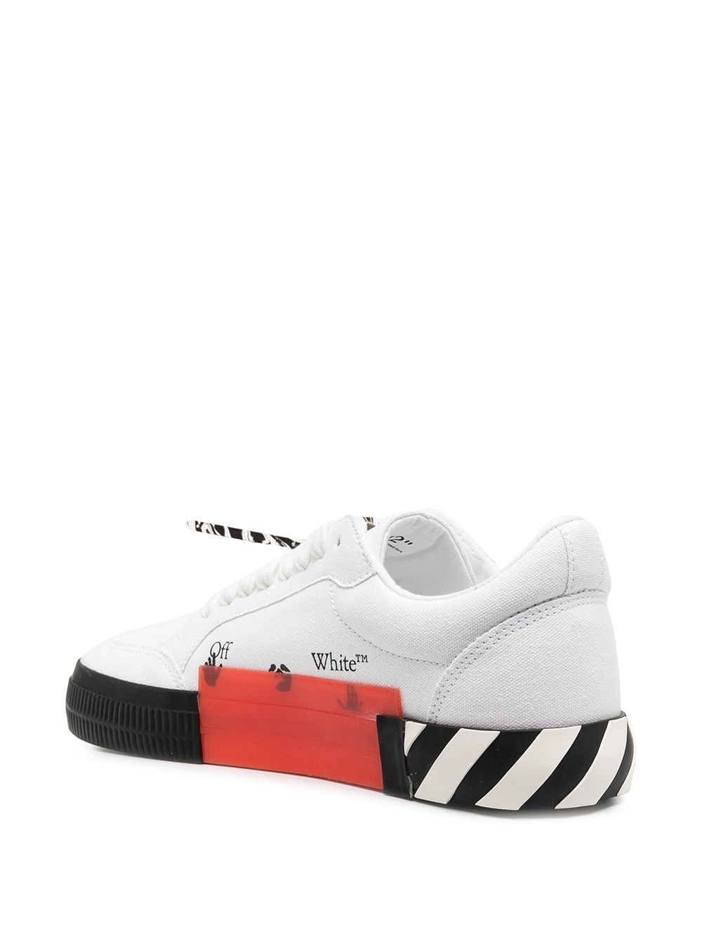 Off-white Men's Arrow Canvas Vulcanized Low-top Sneakers In White Light ...