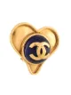 Chanel Pre-Owned 1995 CC heart earrings