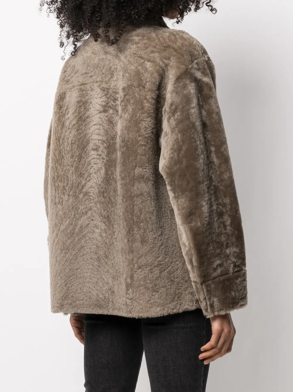 Liska Wendbare Lammfelljacke In Multi